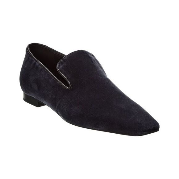 TOTEME Shoes - Toteme Venetian Velvet Loafer, Grey